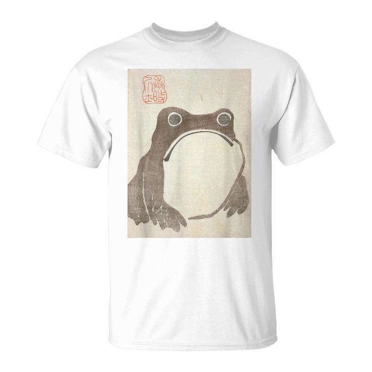 松本邦司によるメイカガフのカエル Tシャツ