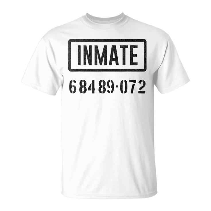 楽しい囚人または刑務所の囚人番号 ハロウィンコスチューム Tシャツ