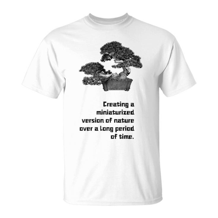 盆栽 松 園芸 庭いじり オーガニック 伝統 わびとさび 庭師 渋かっこいい 長袖tシャツ Tシャツ