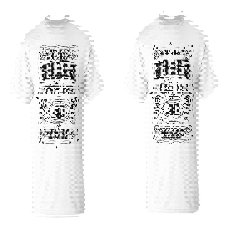 私たちは一緒にゴールデンです 40周年結婚40周年 Tシャツ