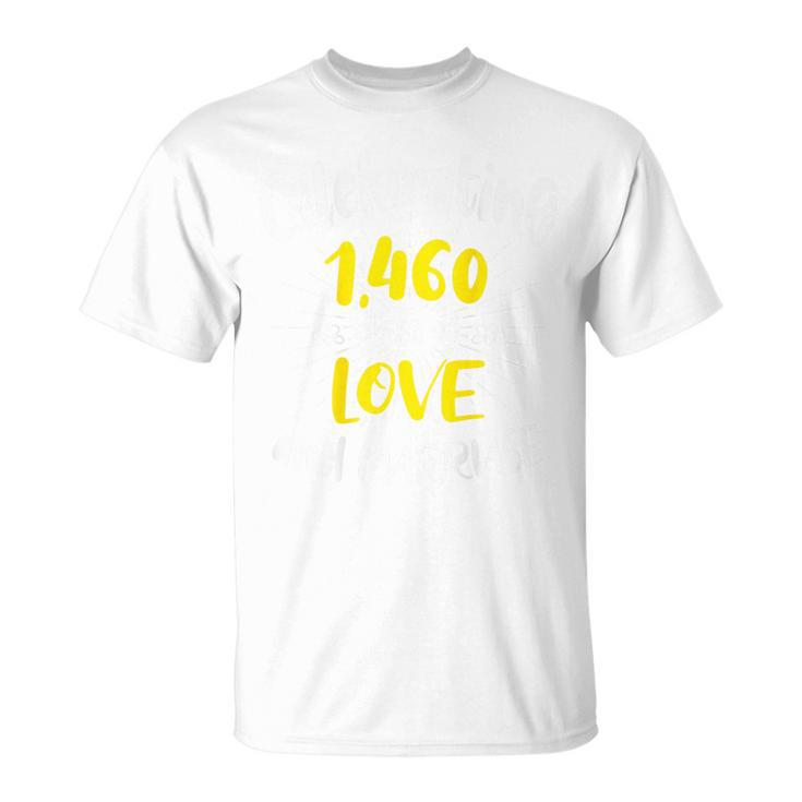 結婚4周年のお祝い 結婚4周年記念 Tシャツ