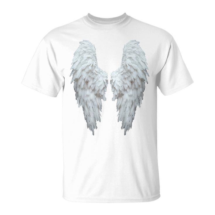 背面に天使の羽。 Tシャツ