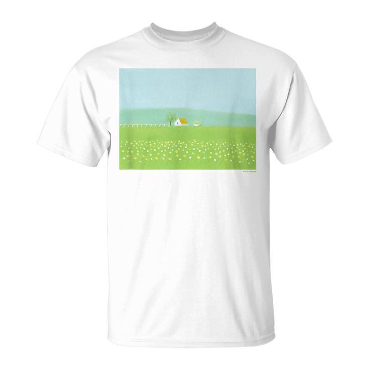 詩とメルヘン 葉祥明 穏やかな時 Tシャツ