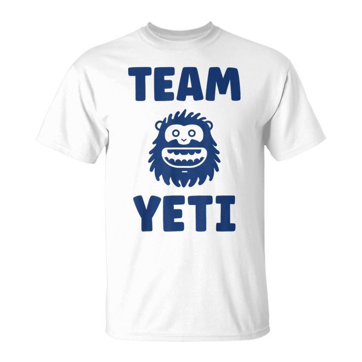 野獣のイエティ 忌まわしい雪だるまのユーモア 私はイエティが大好き Team Yeti Tシャツ