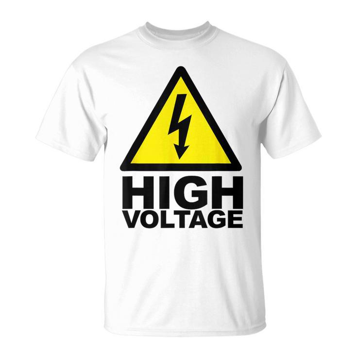 電気技師 高電圧 Tシャツ