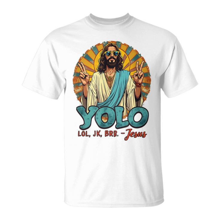 面白いキリスト復活祭の日イエス Tシャツ