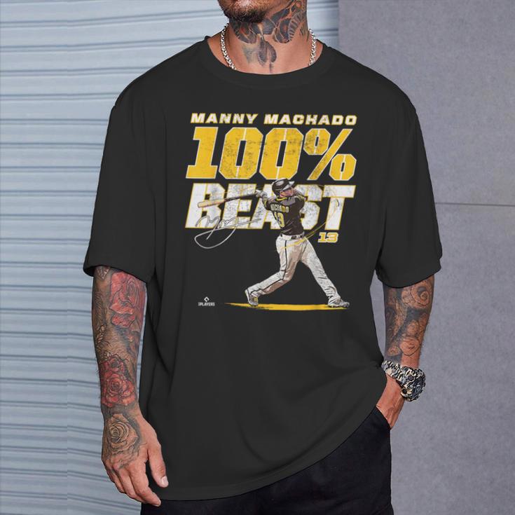 100 Beast Manny Machadoan Diego Mlbpa Tシャツ 彼への贈り物