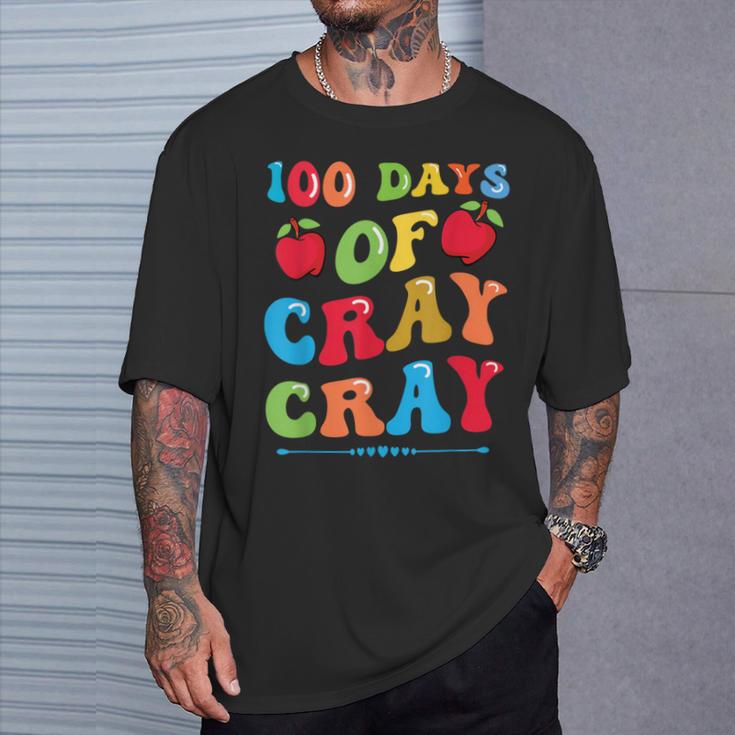 100 Days Of Cray Cray Apples And Books T-Shirt Gifts for Him