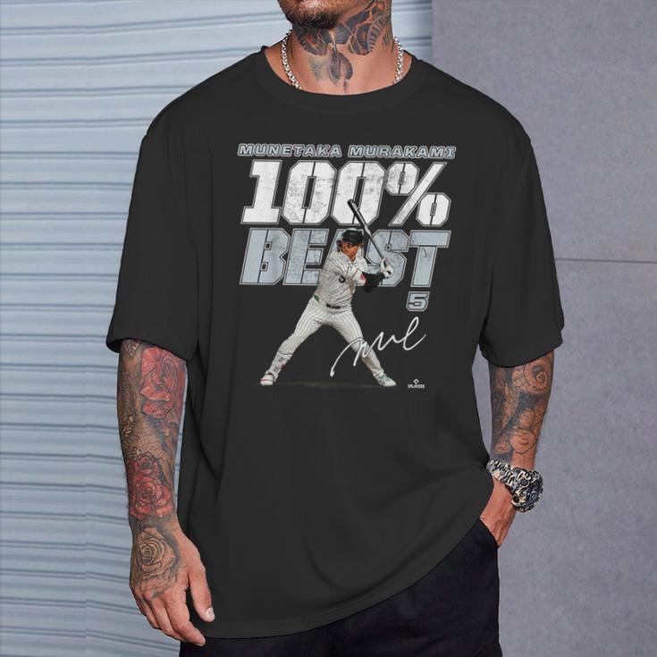 100獣 村上宗隆 シカゴ野球 Tシャツ 彼への贈り物