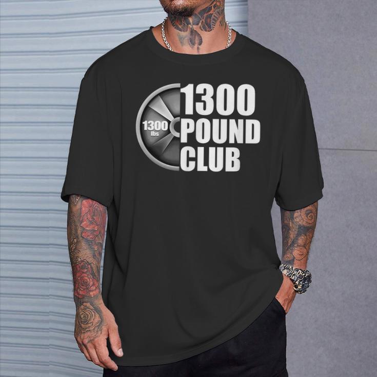 1300ポンドクラブパワーリフティング Tシャツ 彼への贈り物