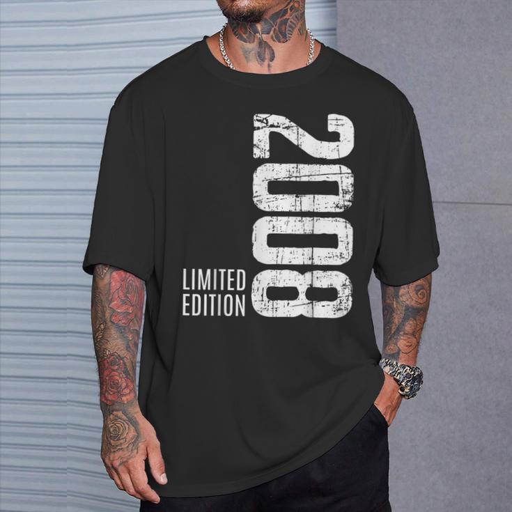 18歳の男の子、女の子、18 歳の誕生日プレゼント、限定版 2008 Tシャツ 彼への贈り物
