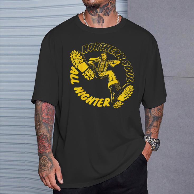 1960'S Mod Northernoul All Nighter Bootboyoulboyka Man Tシャツ 彼への贈り物