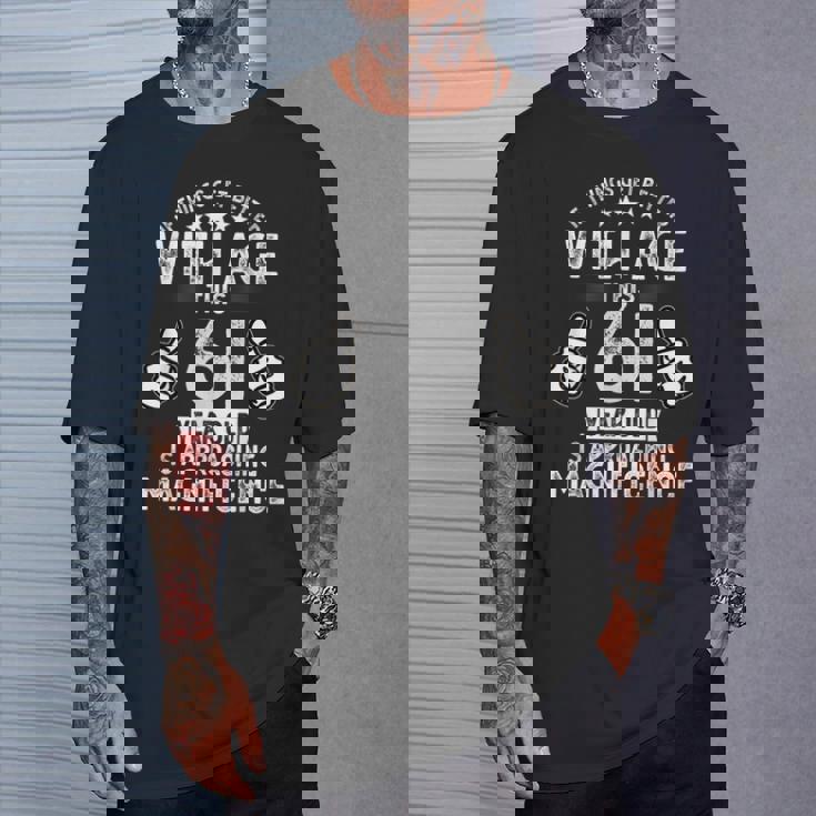 1962年生まれの男性の61歳の誕生日 Tシャツ 彼への贈り物