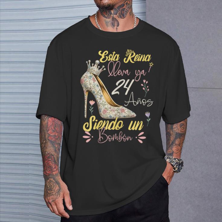24 Añosiendo Un Bombón Cumpleaños 24 Años Camiseta unisex Regalos para él