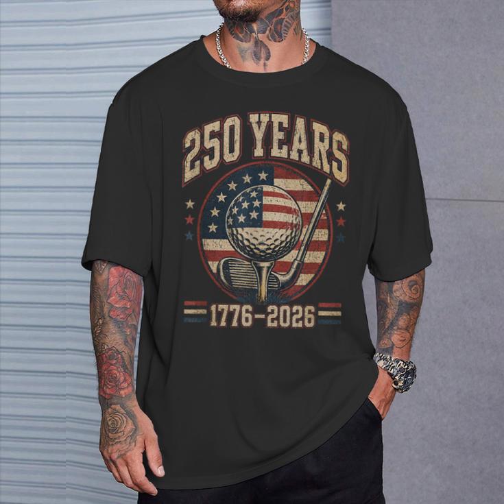 250周年記念 250 Usa アメリカ ゴルフ 1776 2026 愛国的 Tシャツ 彼への贈り物