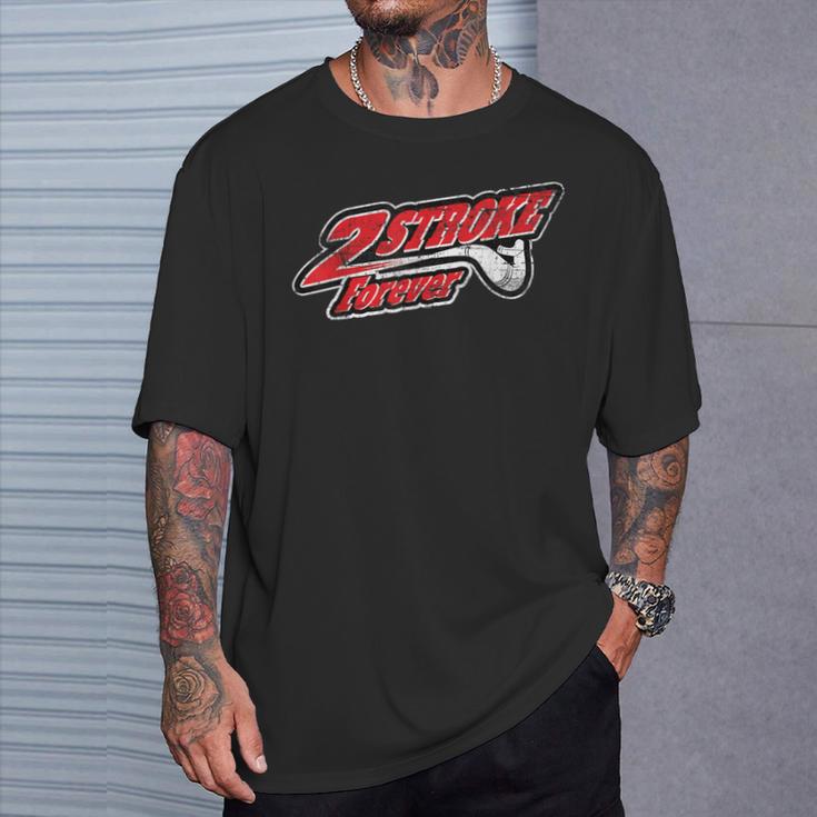 2ストローク フォーエバー モトクロス&エンデューロライダー Tシャツ 彼への贈り物