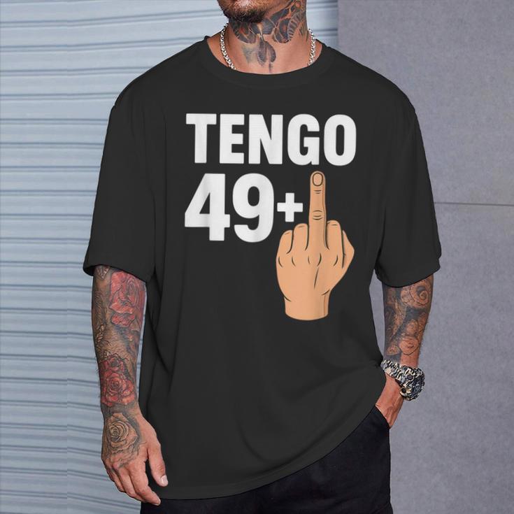 50歳の誕生日 おもしろユーモア 49 プラスワン オリジナルパーティー Tシャツ 彼への贈り物