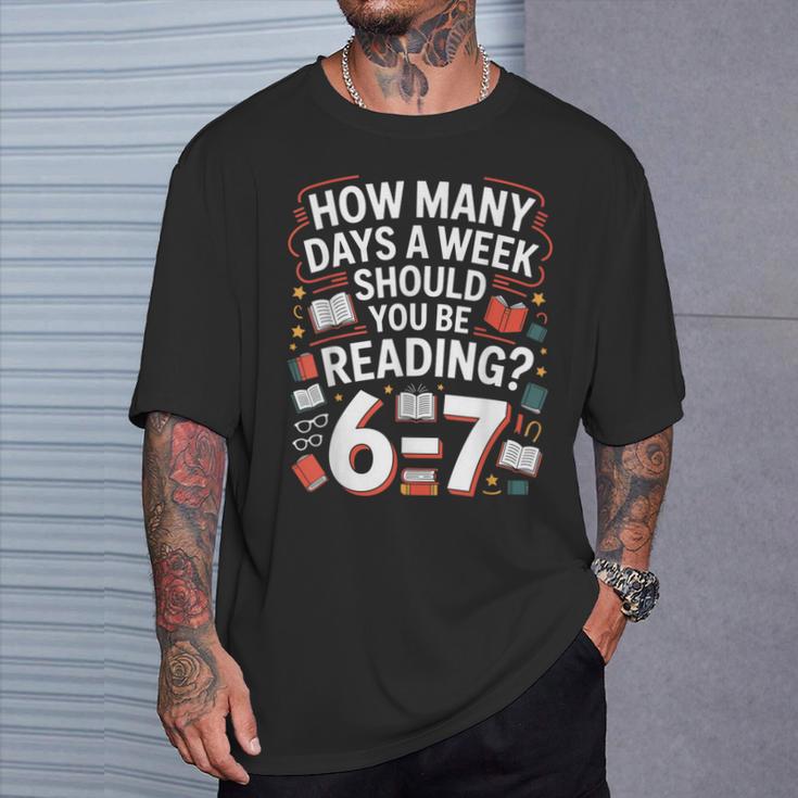 67 For Reading With Books T-Shirt Gifts for Him