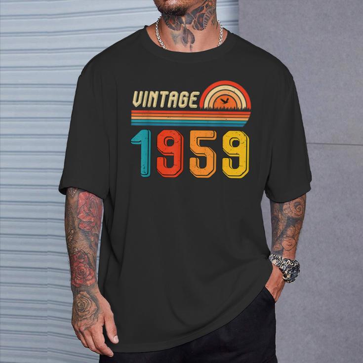 67歳の誕生日プレゼント 67歳 男性 女性 レトロ ヴィンテージ 1959 Tシャツ 彼への贈り物