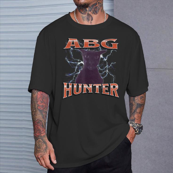 Abg Hunter Offensive Cat Meme Bootlegグラフィック Tシャツ 彼への贈り物