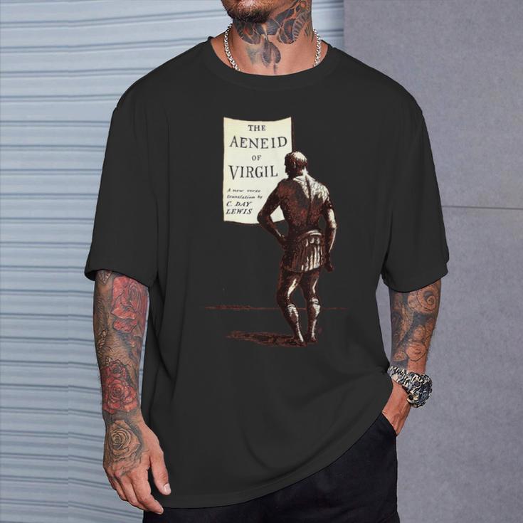 The Aeneid Virgil Vintage Book Cover T-Shirt Gifts for Him