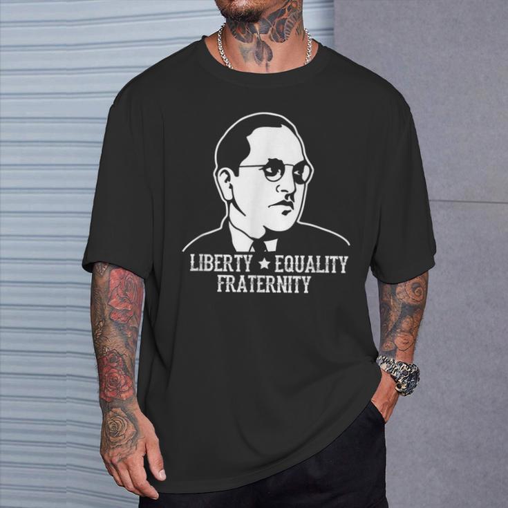 Ambedkar Jayanthi 平等自由 Tシャツ 彼への贈り物