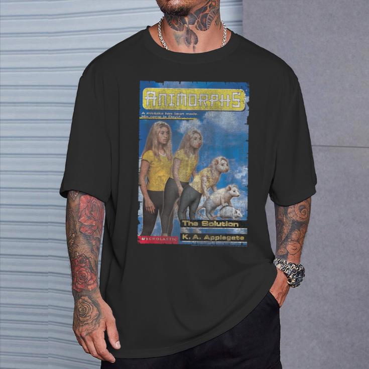 Animorphs The Solution Opossum Transformation Book Cover T-Shirt Gifts for Him
