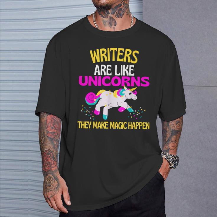 Authors Writer Magic Funny For Book Publisher And Writers T-Shirt Gifts for Him Authors Writer Magic Funny For Book Publisher And Writers T-Shirt Gifts for Him