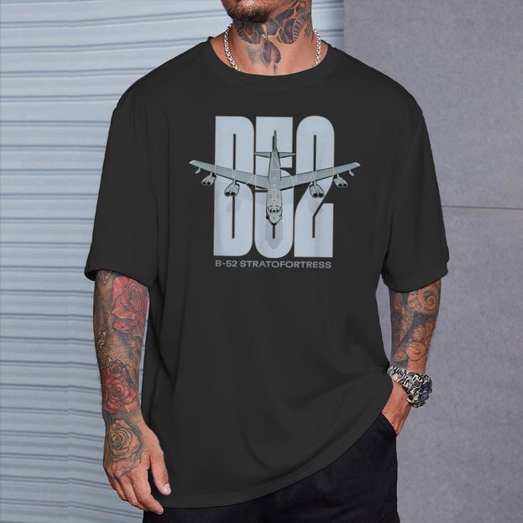B-52Tratofortress Bomber Gráfico De Aviación Militar Camiseta unisex Regalos para él