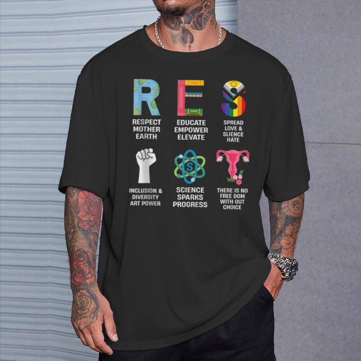 Banned Books Reproductive Lgbt Rights Social Justice Resist T-Shirt Gifts for Him