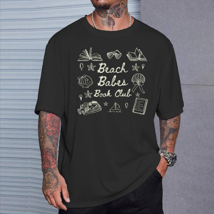 Beach Babes Book Club Coastal Book Club T-Shirt Gifts for Him