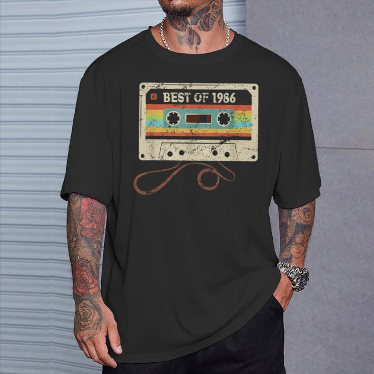 Best Of 1986 40 Geburtstags Mann Frau 40 Jahre Geburtstag T-Shirt Geschenke für Ihn