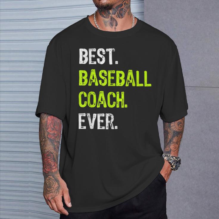 Best Baseball Coach Ever Tシャツ 彼への贈り物