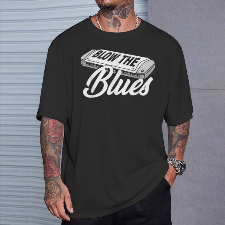 Blues Armónica Para Instrumentos Deiento Camiseta unisex Regalos para él
