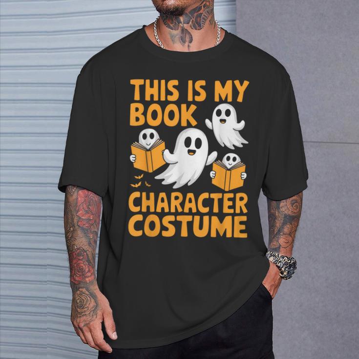 This Is My Book Character Costume Halloween Costume T-Shirt Gifts for Him This Is My Book Character Costume Halloween Costume T-Shirt Gifts for Him