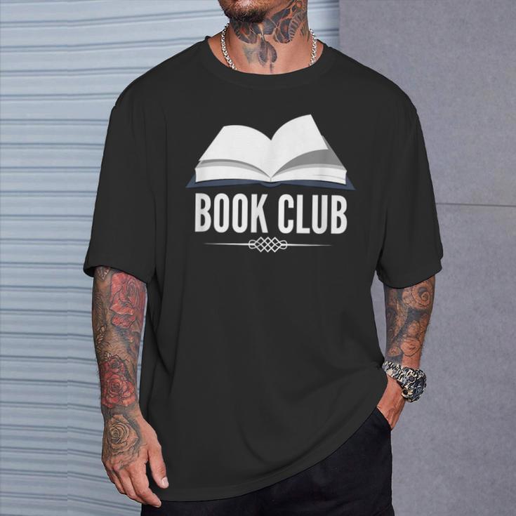 Book Club Lover Reader T-Shirt Gifts for Him