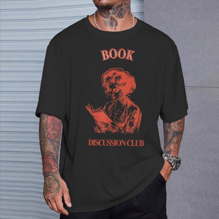 Book Discussion Club T-Shirt Gifts for Him