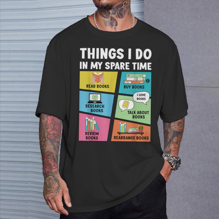 Book Lover Men Women Boys Girls Kids Reading T-Shirt Gifts for Him