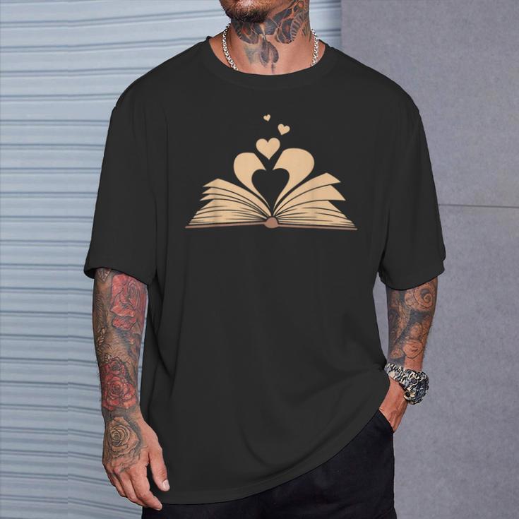 Book Lover Men Women Kids Bookworm Librarian T-Shirt Gifts for Him