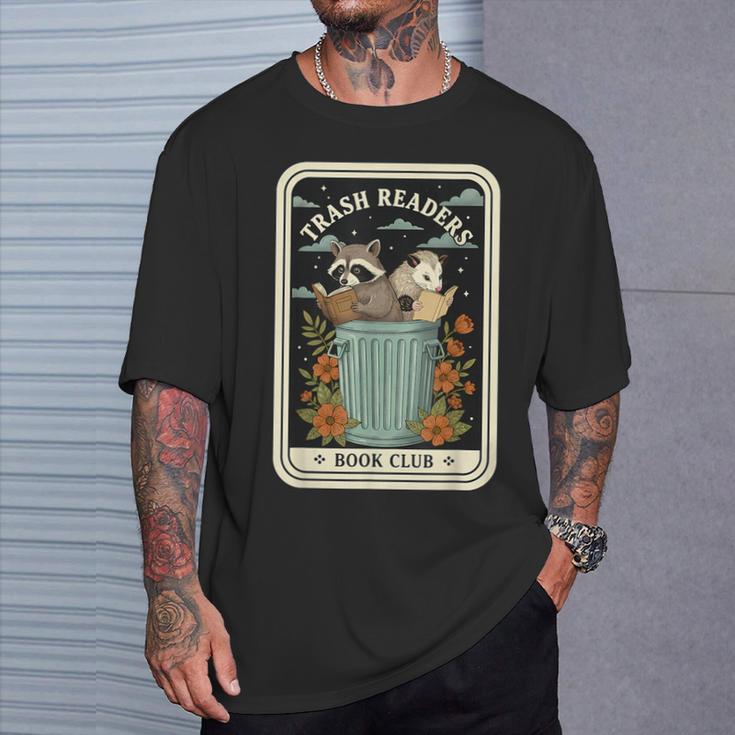 Book Lover Reading Trash Readers Book Club Tarot Card T-Shirt Gifts for Him