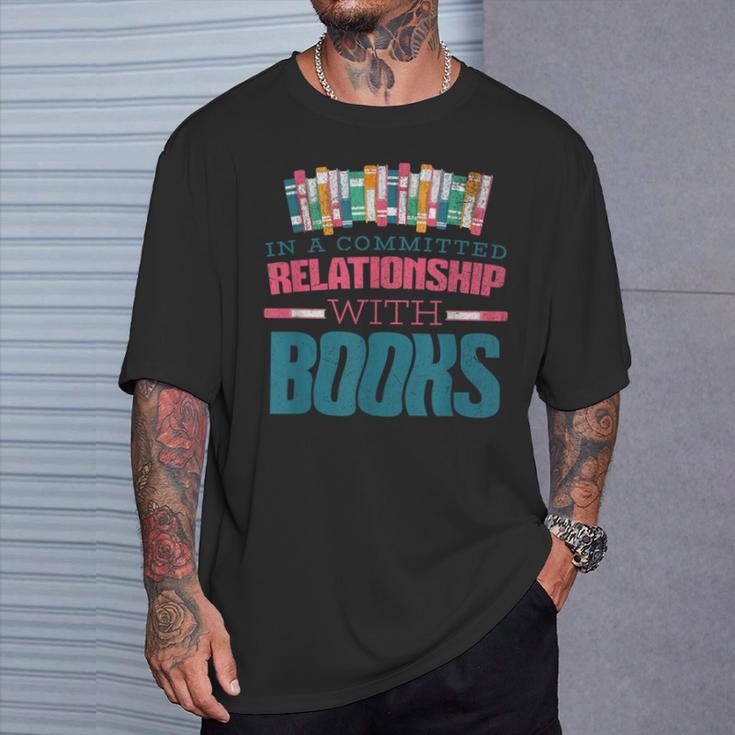 Book Reader Bookish Booktok Reading Cute Sarcastic T-Shirt Gifts for Him