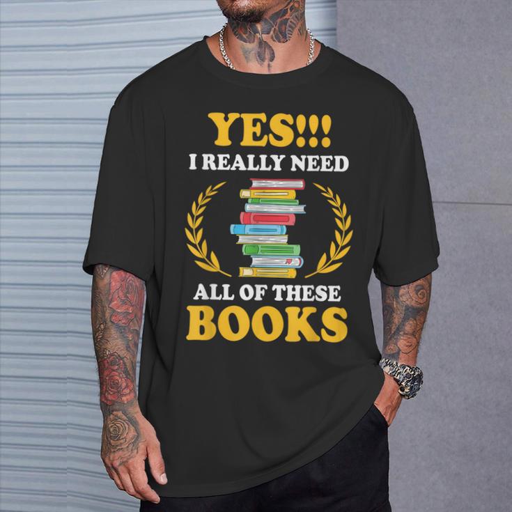 Book Reading Books Library Reading Rat Bookworm T-Shirt Gifts for Him