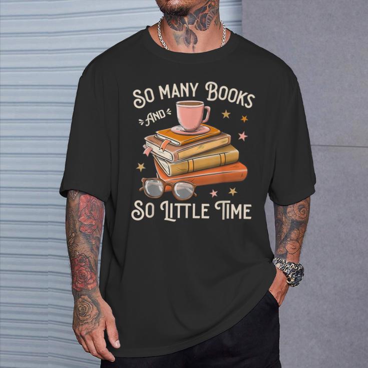 Book Reading Kafee Librarian Vele Books And Little Time T-Shirt Gifts for Him Book Reading Kafee Librarian Vele Books And Little Time T-Shirt Gifts for Him