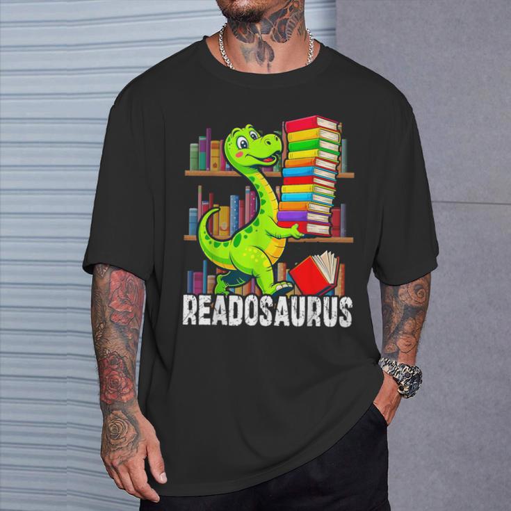 Book Readosaurus Dinosaur Books Library Reading Lovers T-Shirt Gifts for Him Book Readosaurus Dinosaur Books Library Reading Lovers T-Shirt Gifts for Him