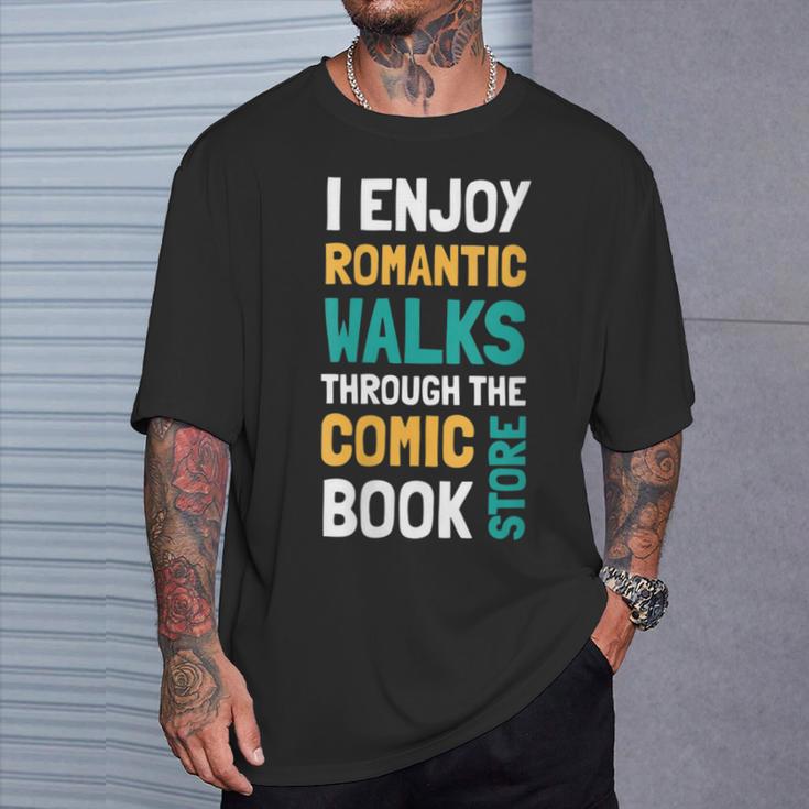 Book Stuff Book Lovers Comic Book T-Shirt Gifts for Him