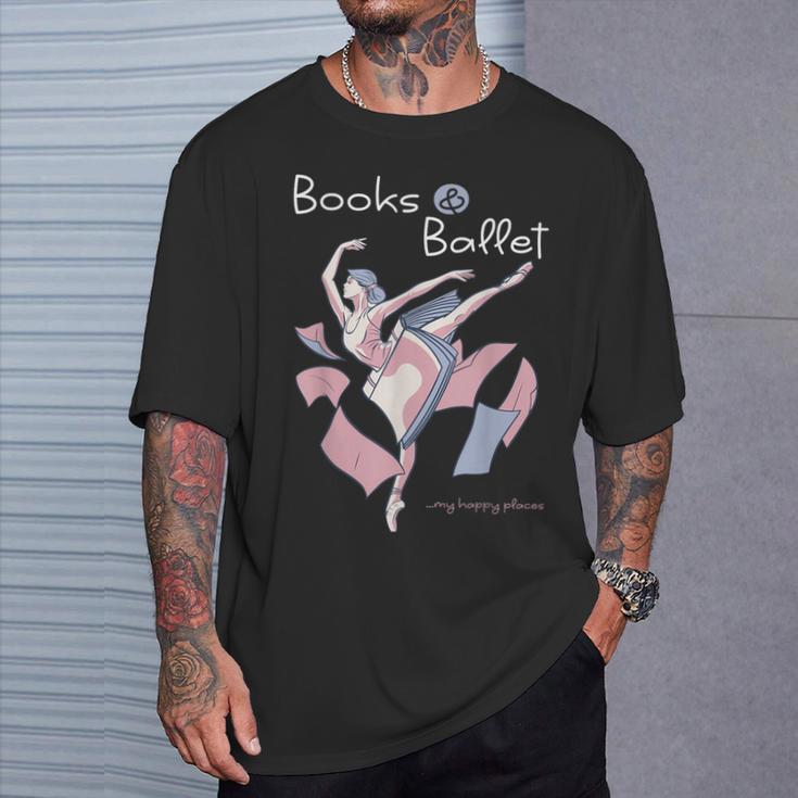 Books & Ballet T-Shirt Gifts for Him