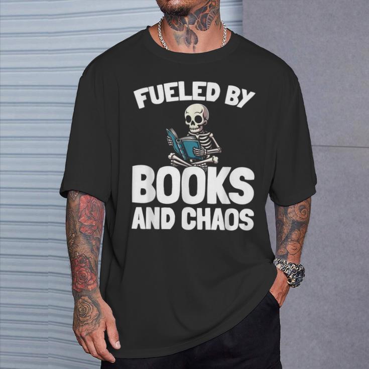 Books Writer Library Bibliophile Literature Novel Bookworm T-Shirt Gifts for Him