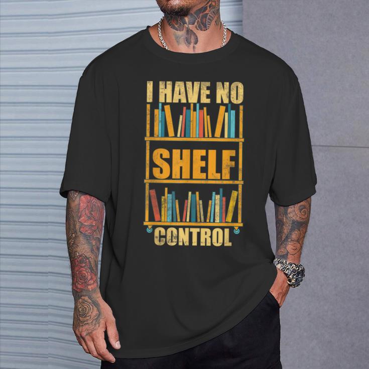 Bookworm Library Librarian Book Nerd Reading T-Shirt Gifts for Him