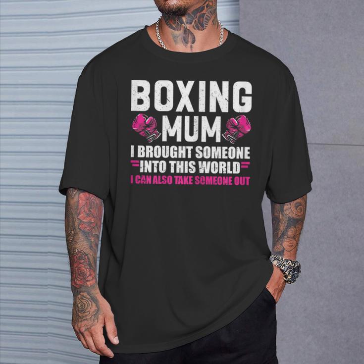 Boxeo Mum Boxeo Guantes Boxeo Boxeo Camiseta unisex Regalos para él