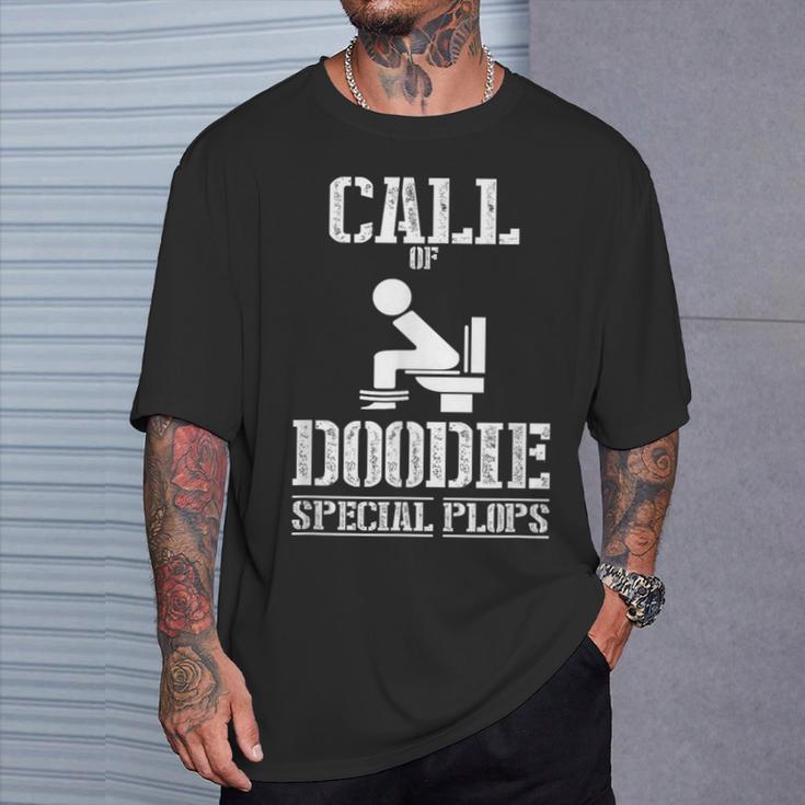 Call Of Doodiepecial Plops デューティーtシャツ Tシャツ 彼への贈り物